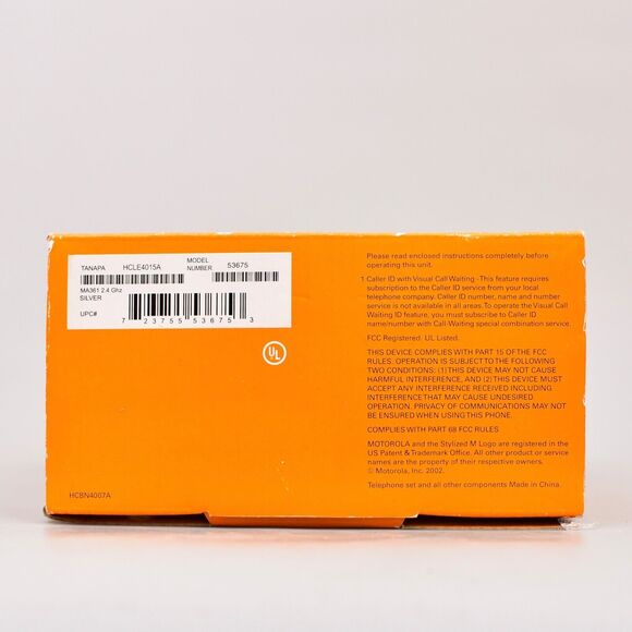 MOTOROLA 2.4 GHz CORDLESS PHONE DIGITAL ANSWERING SYSTEM MA361 GRAY - Picture 4 of 4